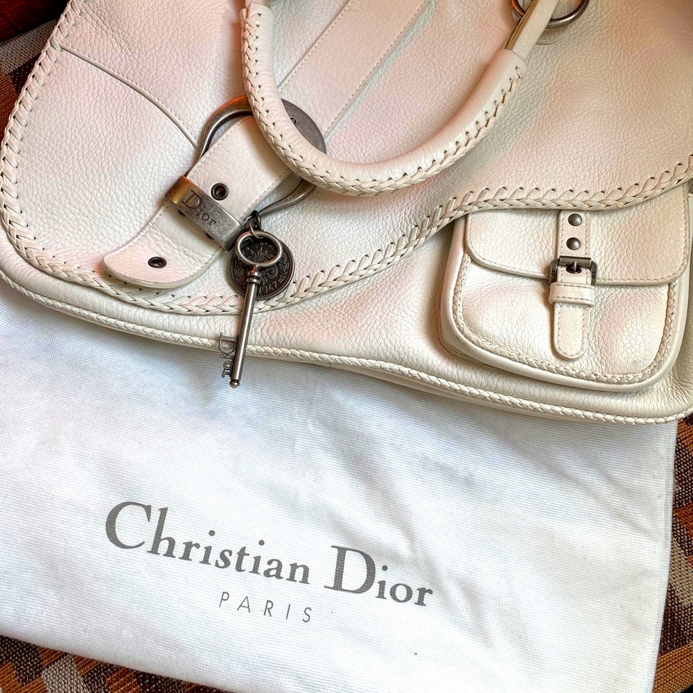 Authentic Christian Dior Double Saddle Bag